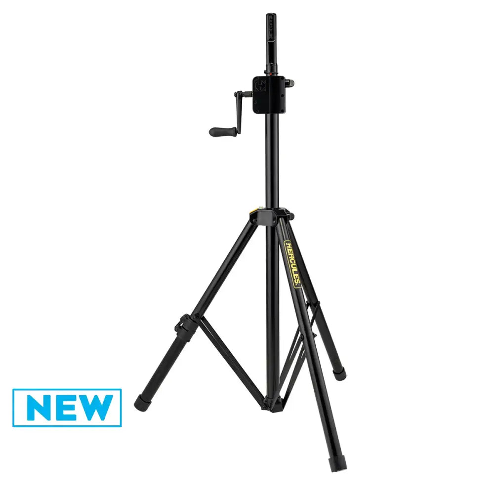 Hercules Stands SS710B PLUS Gear Up Speaker Stand with Leveling Leg Speaker Stands
