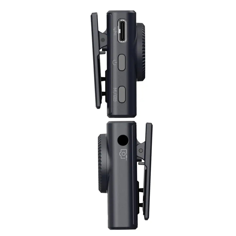 Hollyland LARK M2 DUO Camera Wireless Lavalier Microphone - Shine Charcoal Broadcast & Film Systems