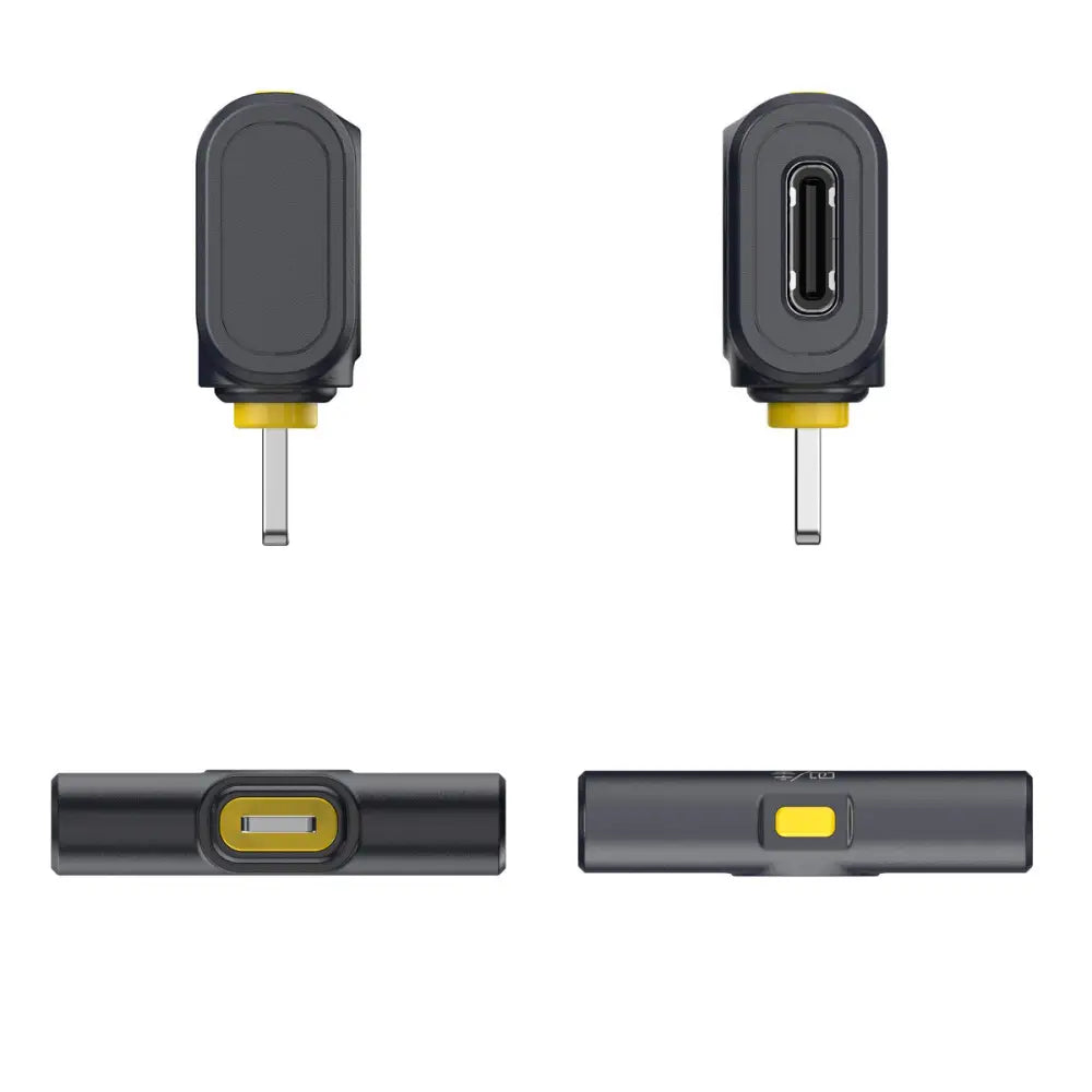 Hollyland LARK M2 DUO Wireless Lavalier Microphone with Lightning Plug - Shine Charcoal Lapel Systems