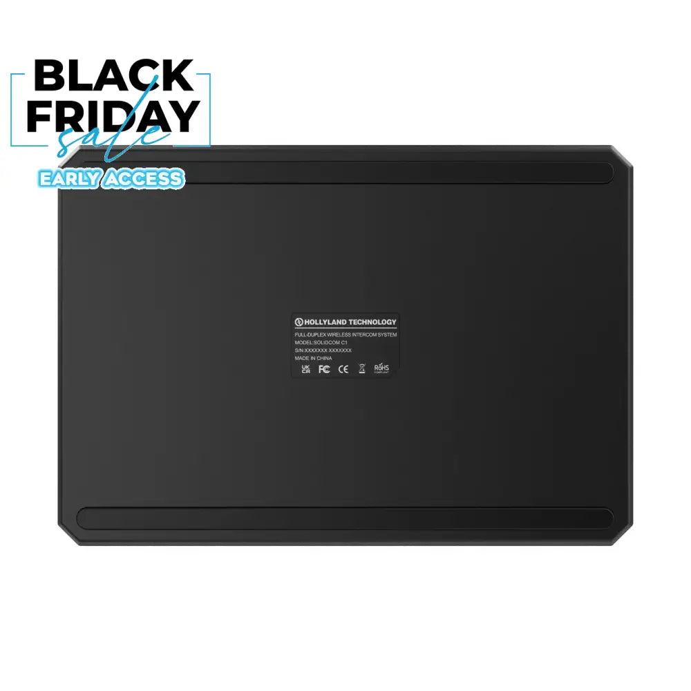 Hollyland Solidcom C1-6S Full-Duplex Wireless DECT Intercom System with 6 Headsets Com Systems