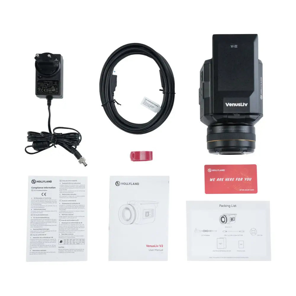 Hollyland VenusLiv V2 All-in-One Live Streaming Camera(Black) Streaming Cameras