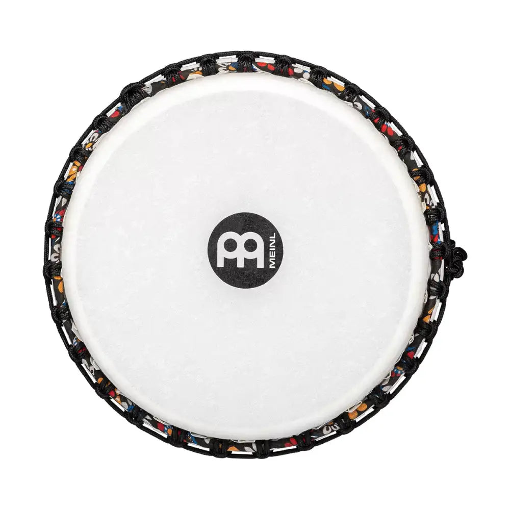Meinl PADJ7MF Djembe Rope Tuned Travel Series 10’’ Goat Head - Day of the Dead Djembes