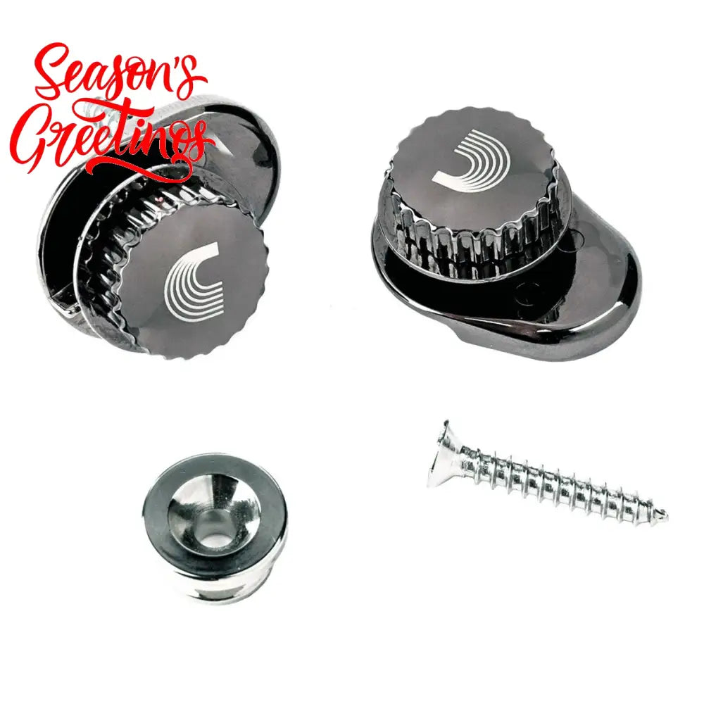 Planetwaves PWSLS02 NS Strap Lock System - Nickel Straps & Locking Systems