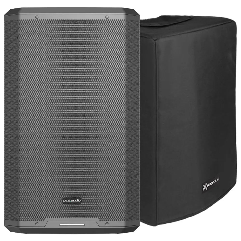 Plus Audio MPS15A Professional Active Loudspeaker including Stage Plus Bag Active Speakers