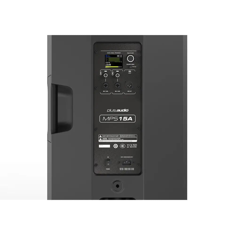 Plus Audio MPS15A Professional Active Loudspeaker including Stage Plus Bag Active Speakers