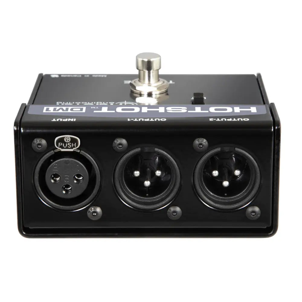 Radial HotShot DM-1 Dynamic Microphone Switcher With A Momentary Toggle Footswitch Microphone Switcher