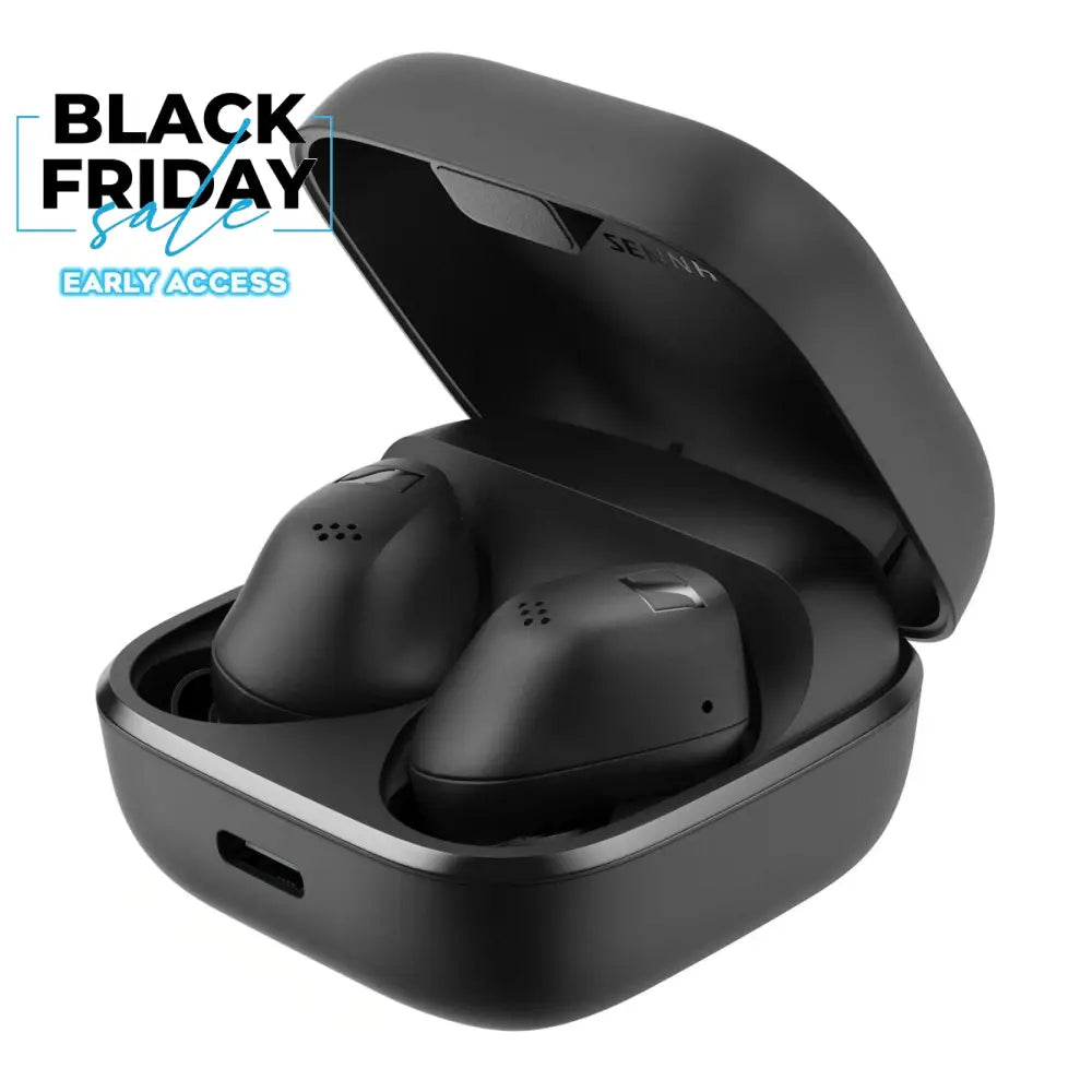 Sennheiser Accentum True Wireless In-Ear Headphones - Black Wireless Earbuds