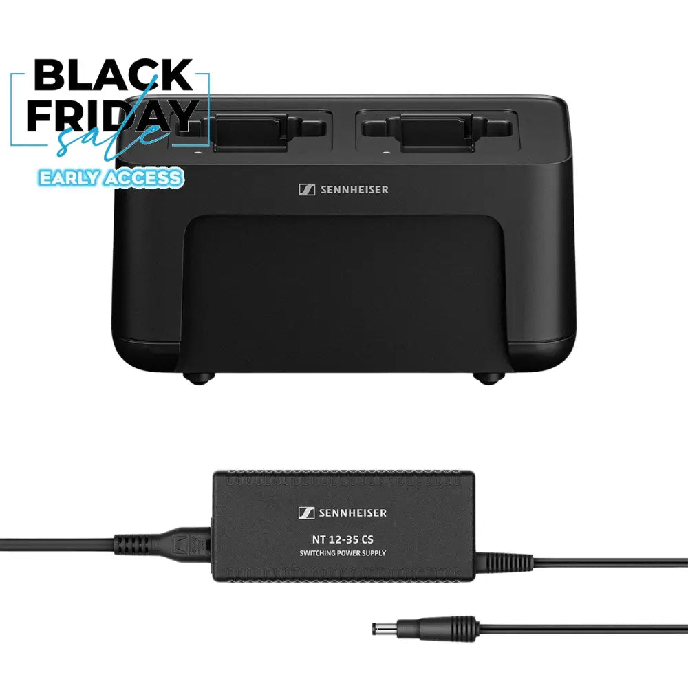Sennheiser CHG 70N-C + PSU Kit Two-Bay Network-Enabled Charger for EW-DX Series Battery Packs