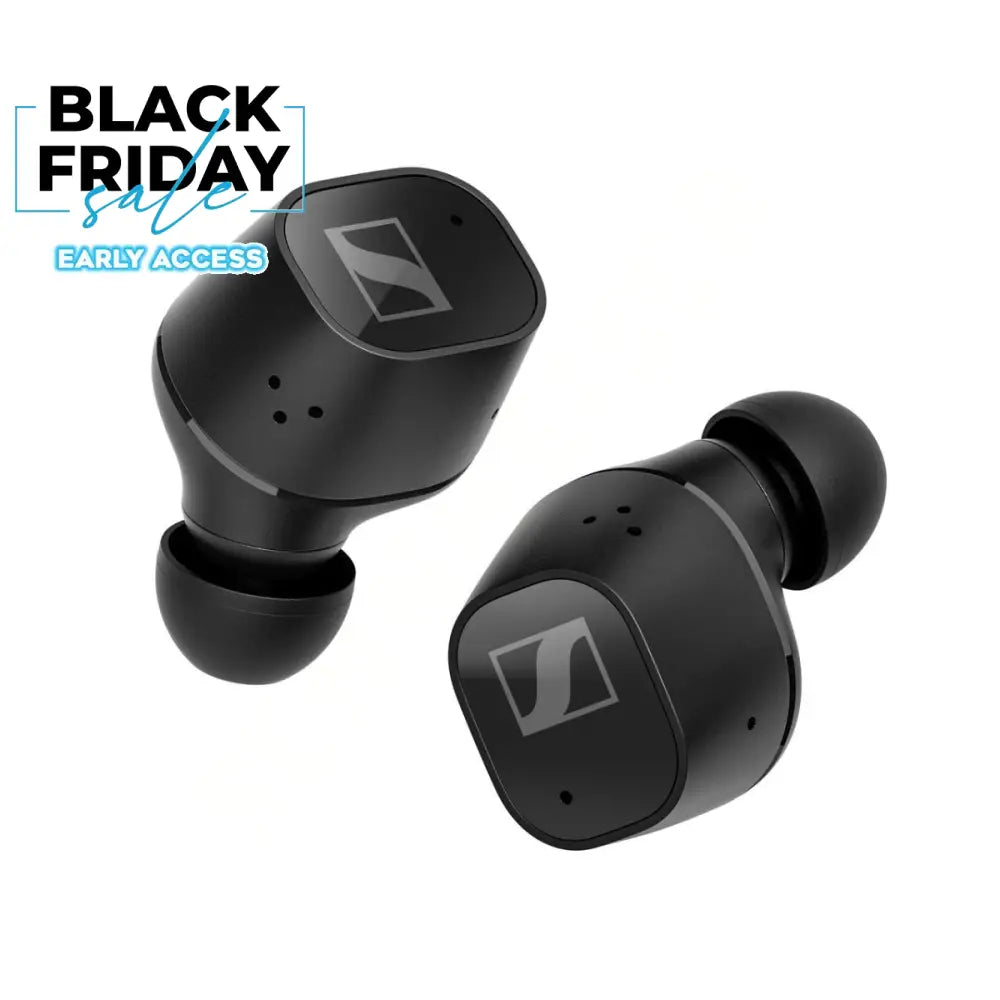 Sennheiser CX PLUS True Wireless Earbuds with Active Noise Cancellation - Black Wireless Earbuds