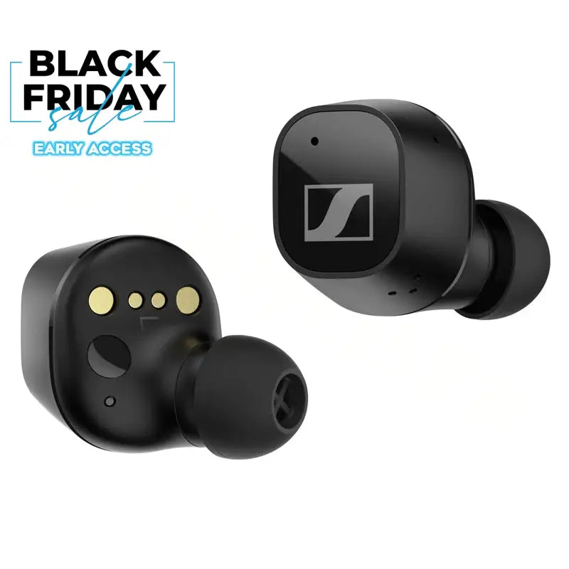 Sennheiser CX PLUS True Wireless Earbuds with Active Noise Cancellation - Black Wireless Earbuds
