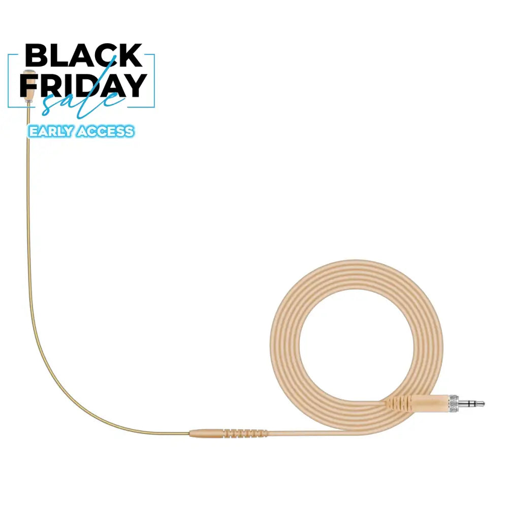 Sennheiser HSP Essential Omnidirectional Neckworn Microphone with 3.5mm Connector (Beige) Headset Systems