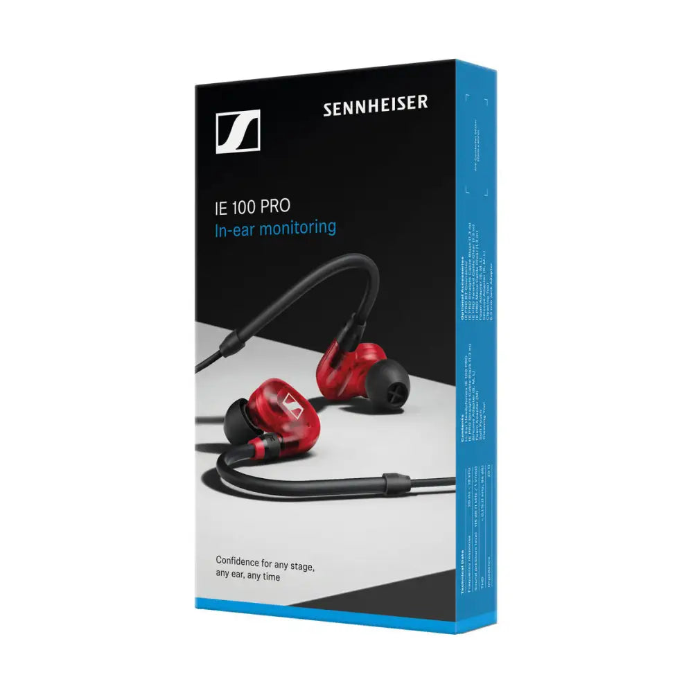 Sennheiser IE 100 PRO In-Ear Monitoring Headphones - Red In-Ear Headphones