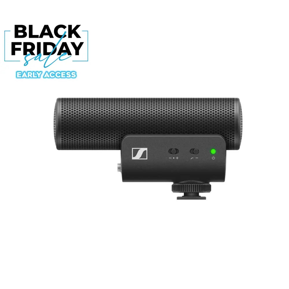 Sennheiser MKE 400 Rifle Microphone for Semi-professional Cameras 3.5mm Stereo Mini Jack Camera Microphones