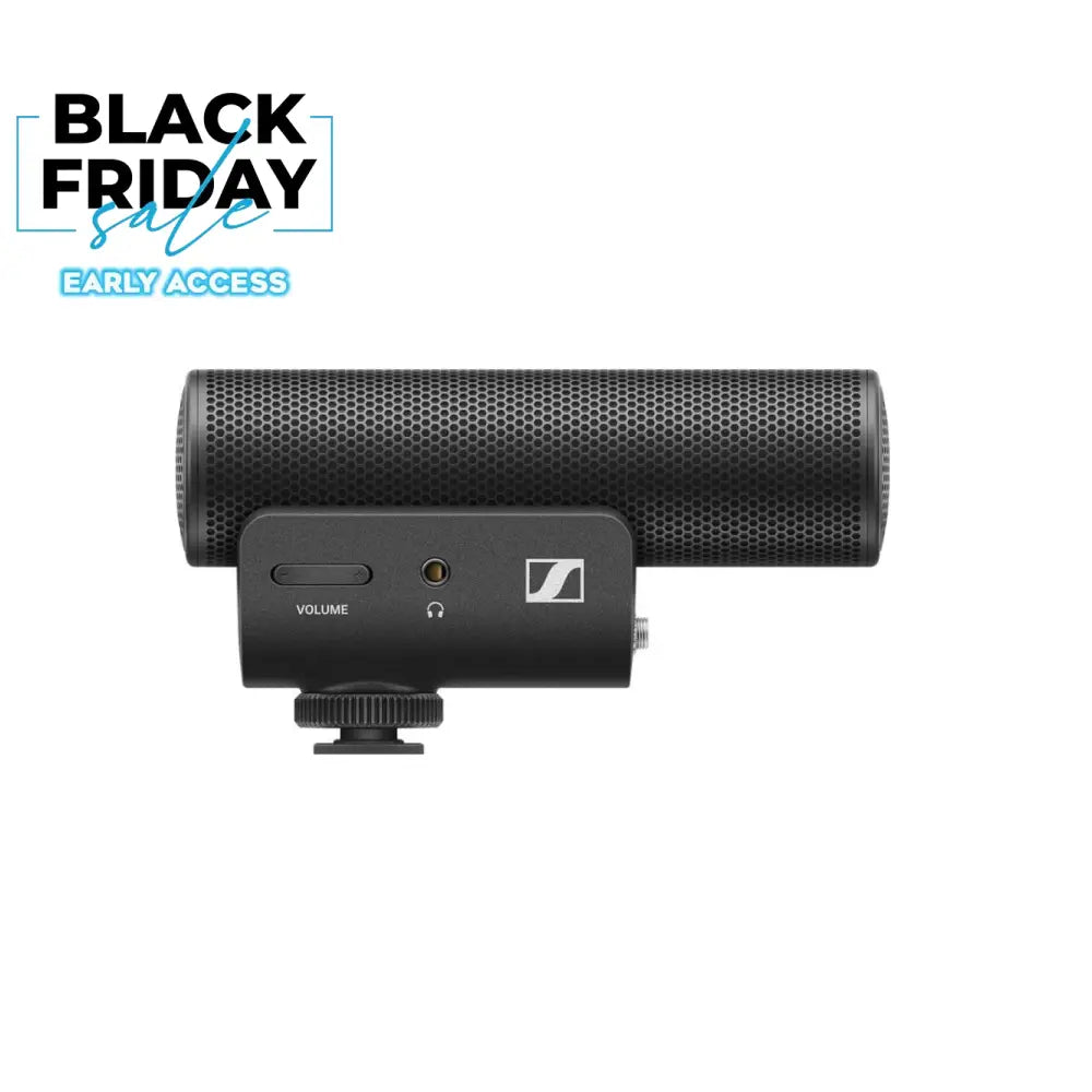 Sennheiser MKE 400 Rifle Microphone for Semi-professional Cameras 3.5mm Stereo Mini Jack Camera Microphones