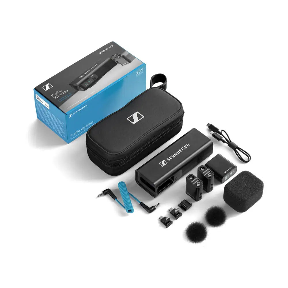 Sennheiser Profile Wireless 2-Person Clip-On Audio System/Recorder for Camera & Smartphone Broadcast & Film Systems