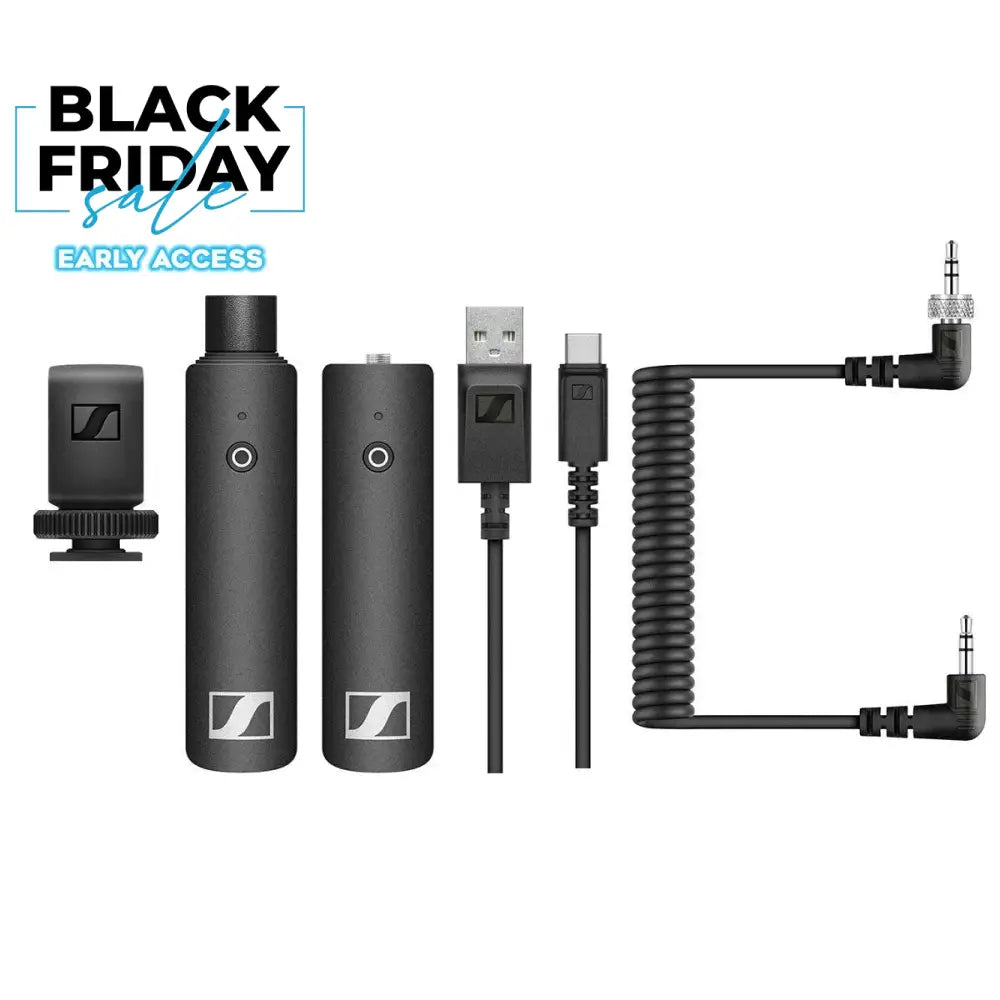 Sennheiser XSW-D Portable Interview Set Digital Camera-Mount Wireless Plug-On Microphone System Handheld Systems