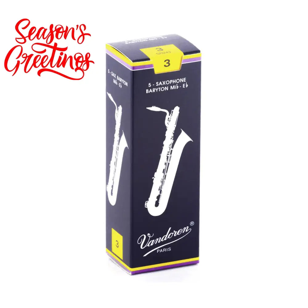Vandoren Baritone Reeds 3 - Per Each Reed Saxophone Reeds