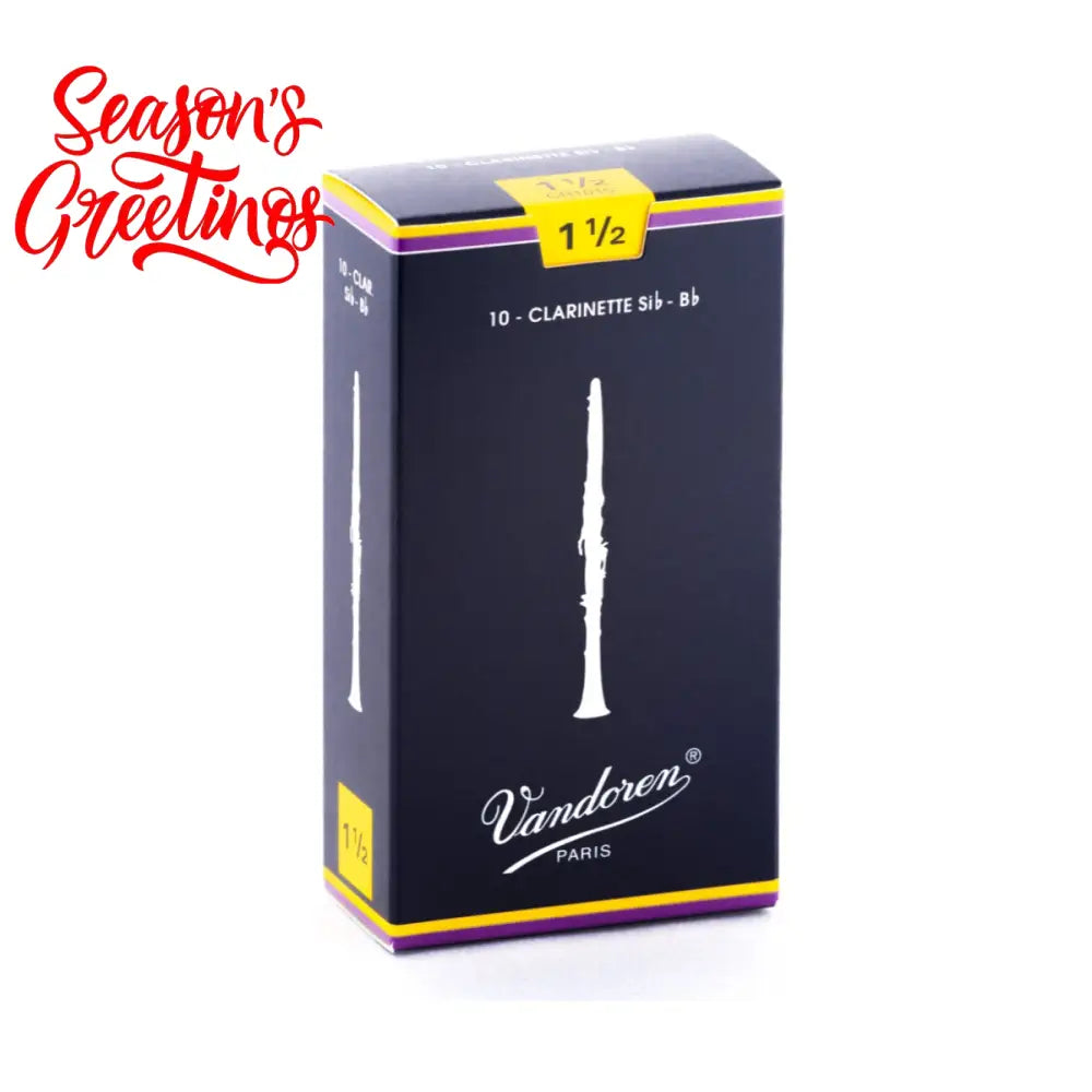 Vandoren Clarinet Reeds 1.5 - Per Box Clarinet Reeds