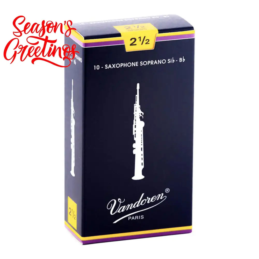 Vandoren Soprano Sax Reeds 2.5 - Per Each Reed Saxophone Reeds