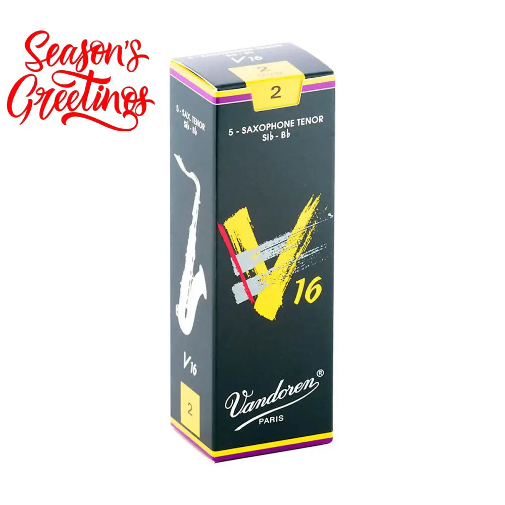 Vandoren Tenor Sax V16 Reeds 2 - Per Box of 5 Saxophone Reeds
