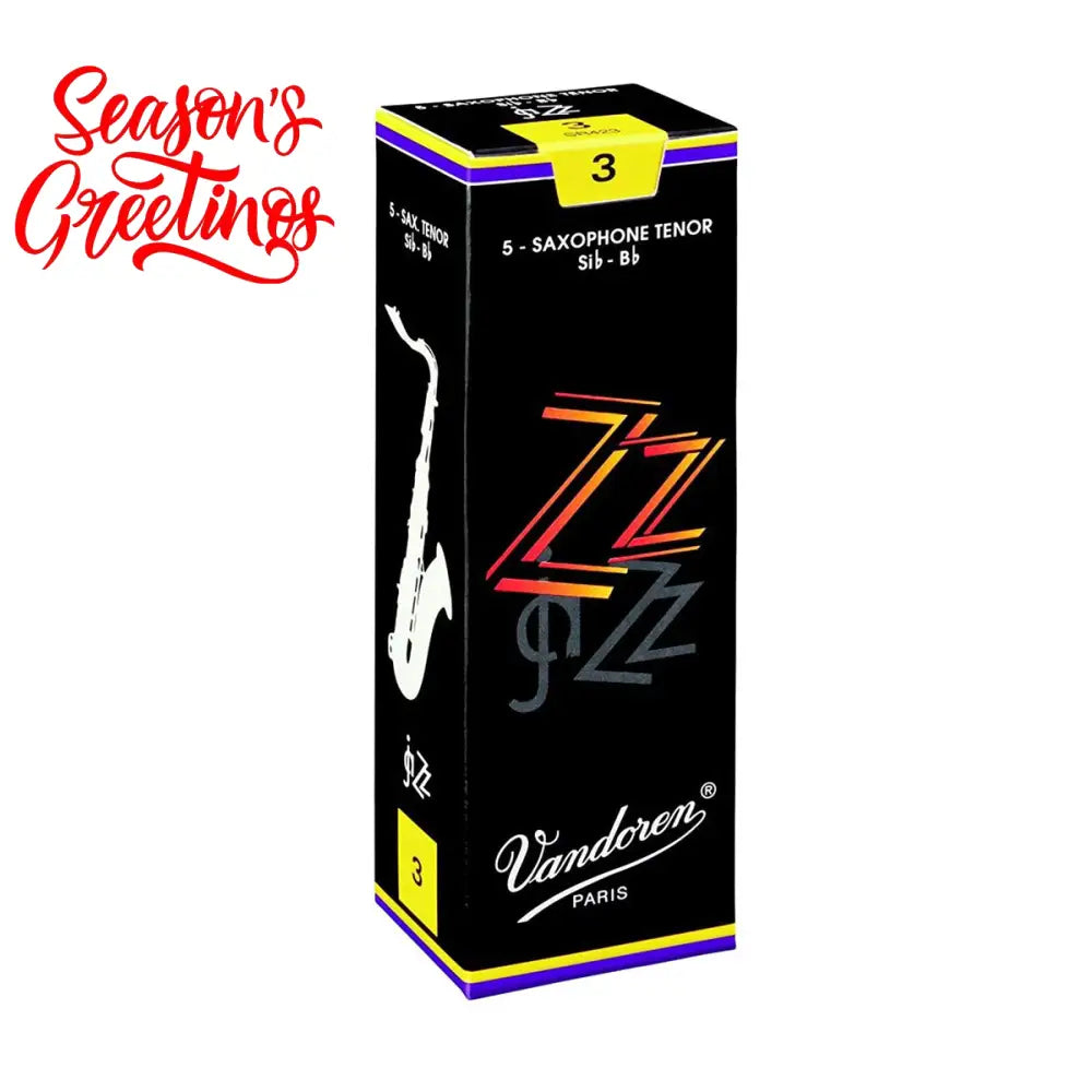 Vandoren Tenor Zz Jazz Sax Reeds 1.5 - Per Each Reed Saxophone Reeds