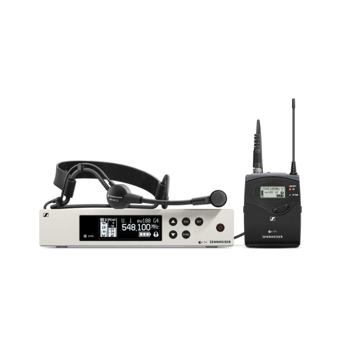 Sennheiser EW 100 G4-ME3-B Wireless Headmic Set