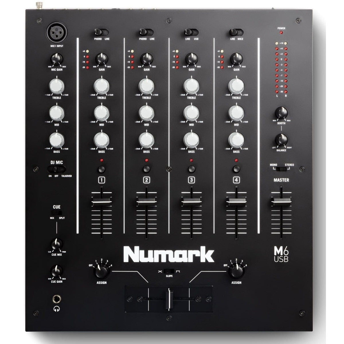 Numark M6 USB 4-Channel USB DJ Mixer