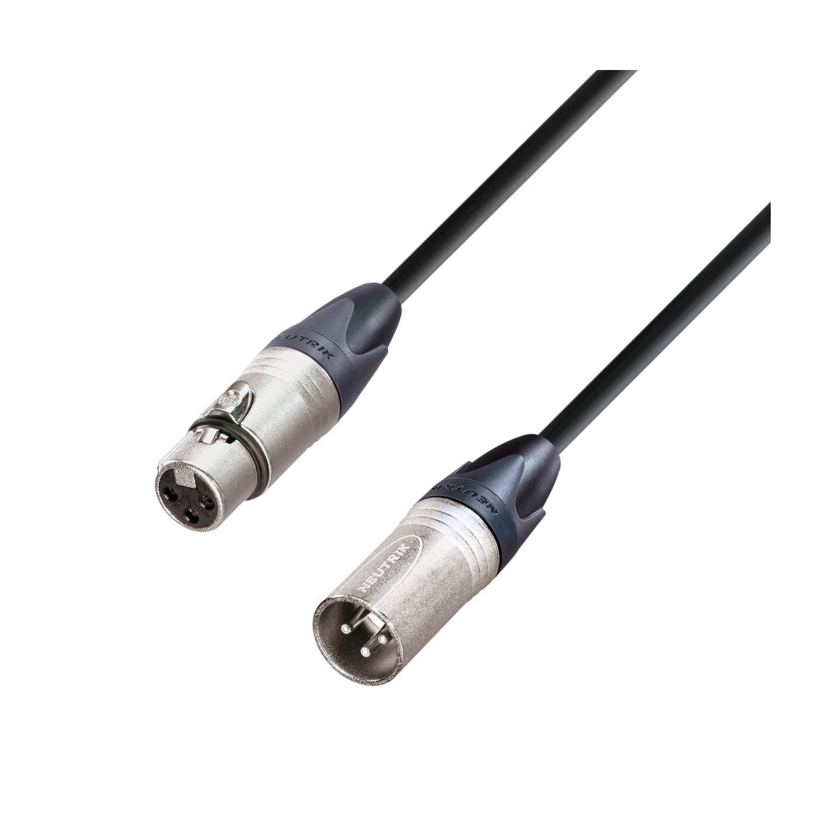 Adam Hall Cables K5mMF 1000 - Microphone Cable Neutrik XLR F to XLR M 10m