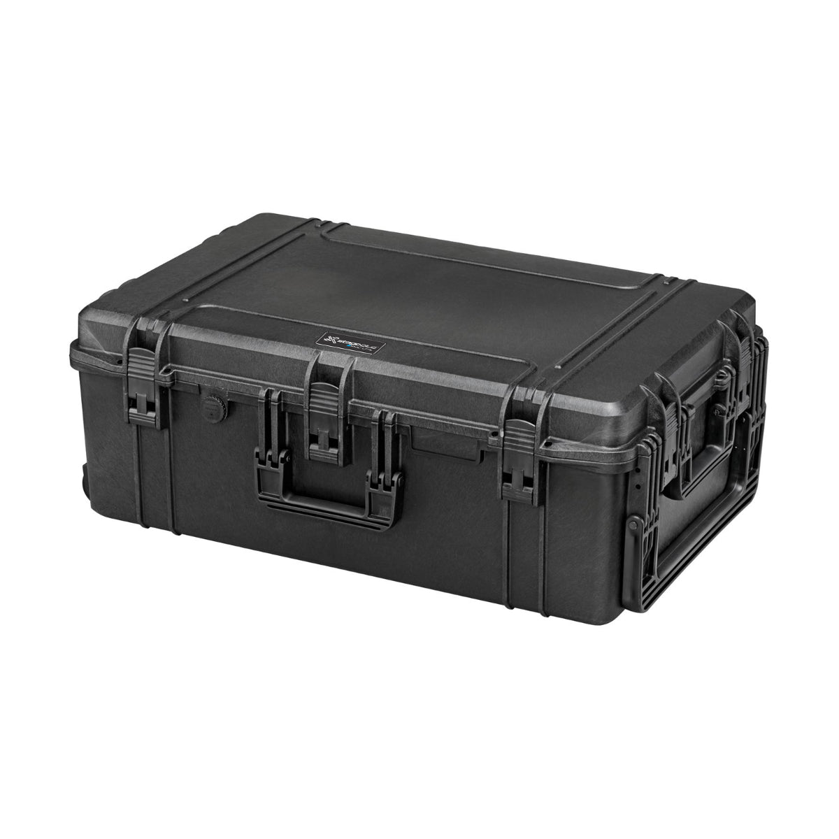 Stage Plus PRO 750H280 Black Trunk Case without Extension Handle, Empty with Convoluted Foam in Lid