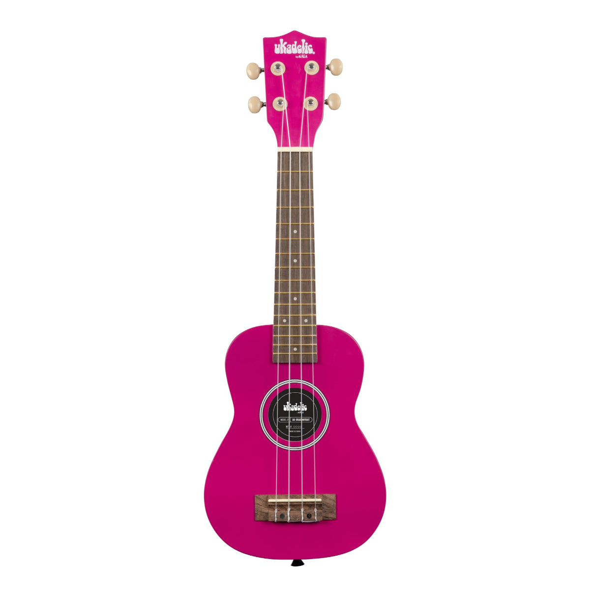 Kala UKDRAGONFRUIT Ukadelic Soprano Wood Ukulele - Dragonfruit