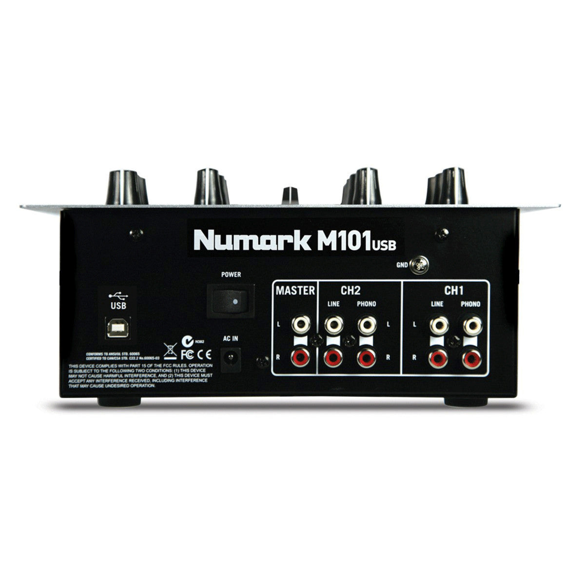 Numark M101USB 2-Channel DJ Mixer with USB