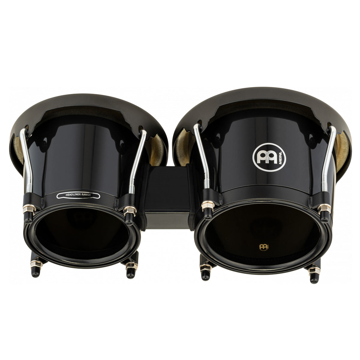 Meinl HB50BK Headliner Series 6 1/2in & 7 1/2in Abs Bongo Black