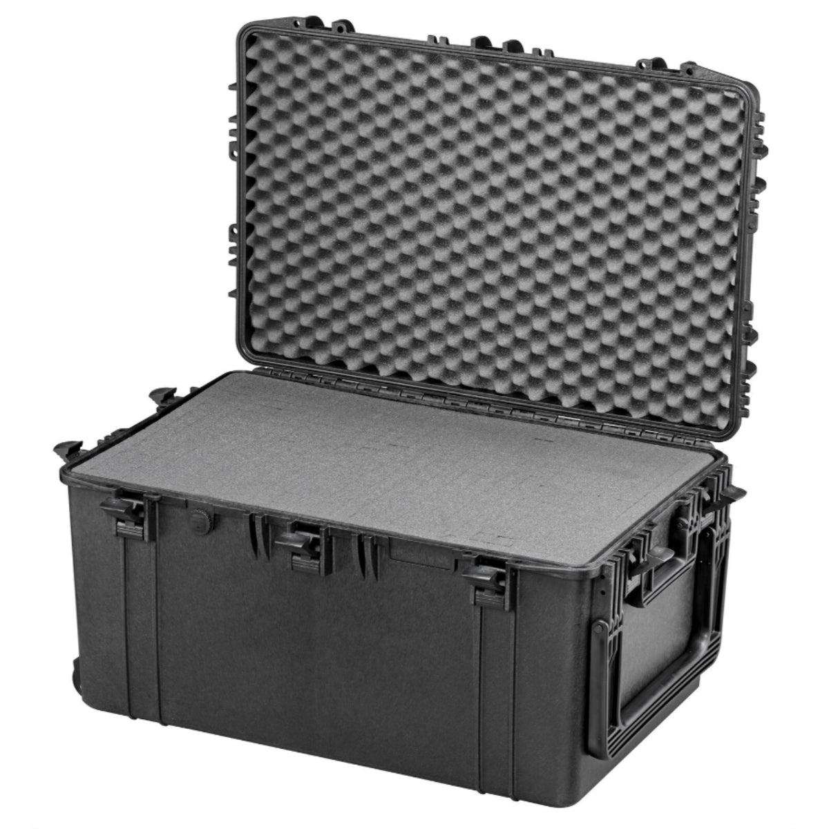 Stage Plus PRO 750H400S Trunk Case without Extension Handle, Cubed Foam - Black