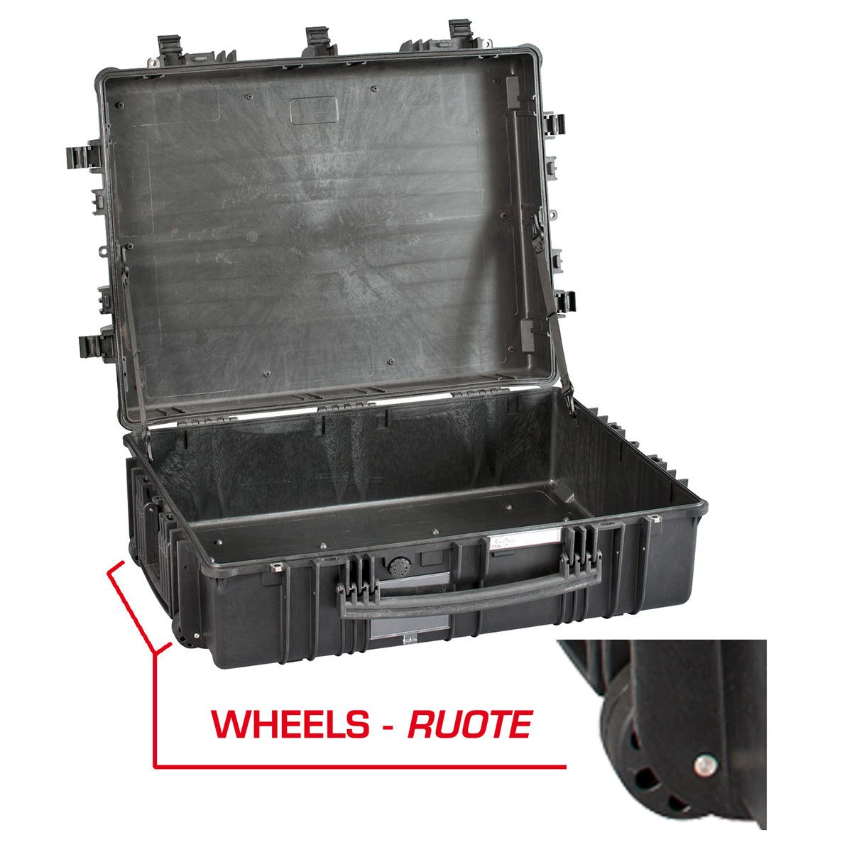 Explorer Case 7726BE Copolymer Polypropylene Waterproof Utility Case - Black Without Foam