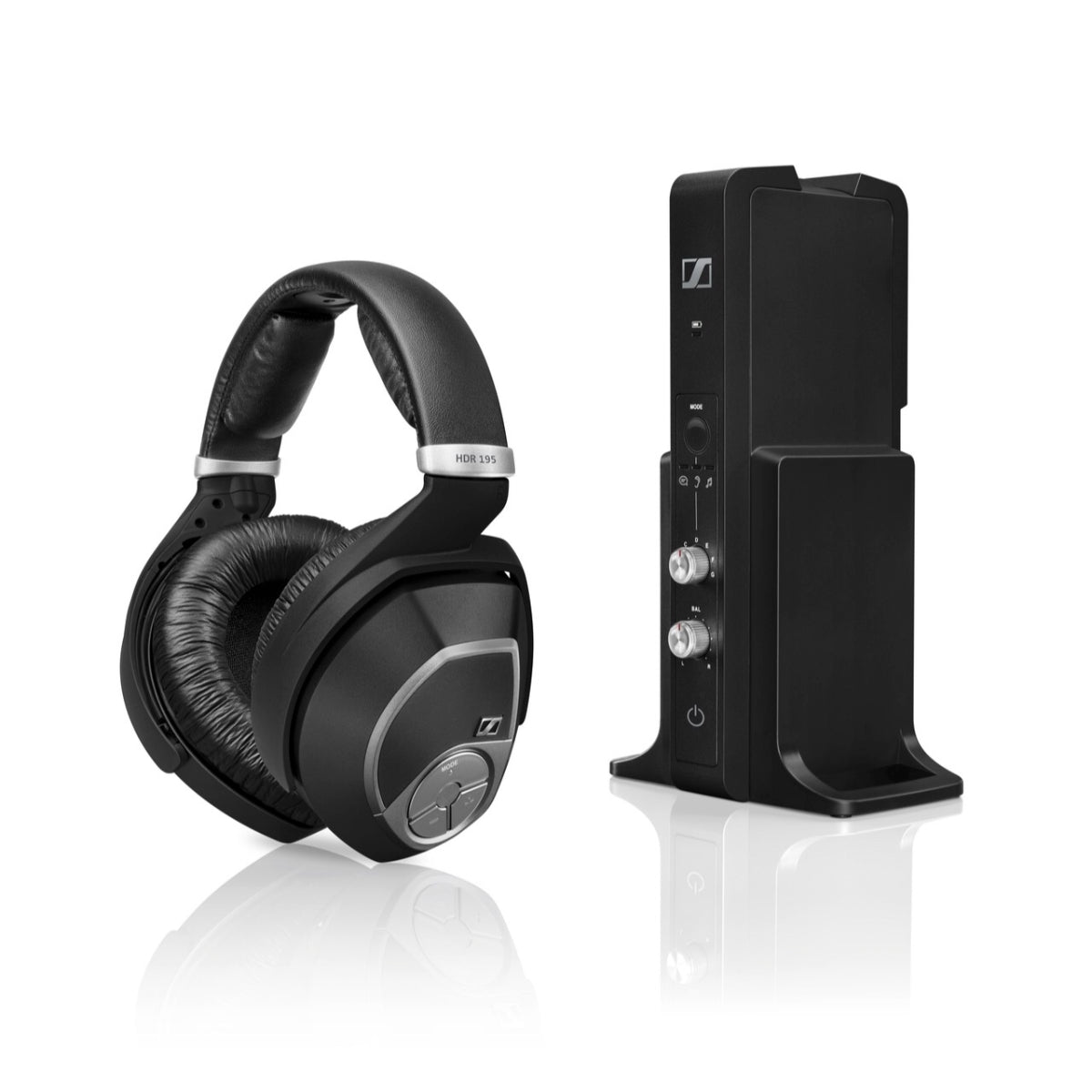 Sennheiser RS 195-U Digital TV Headphone System, HDR 195 Headphones, TR 195 Transmitter