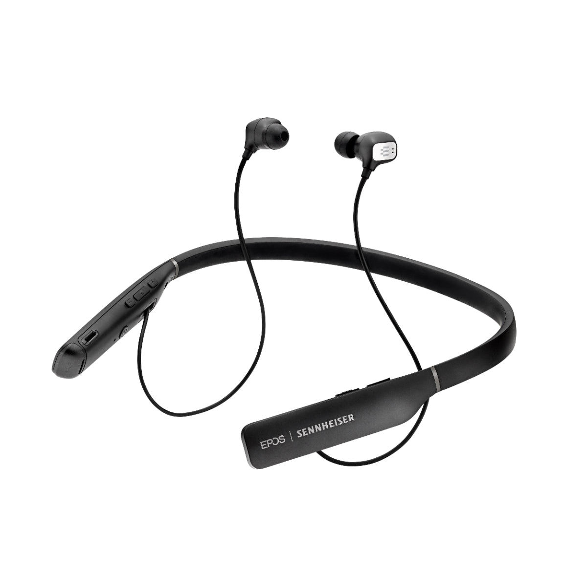 EPOS ADAPT 460T BT ANC In-ear Neckband Headset, Black, With Dongle & Case