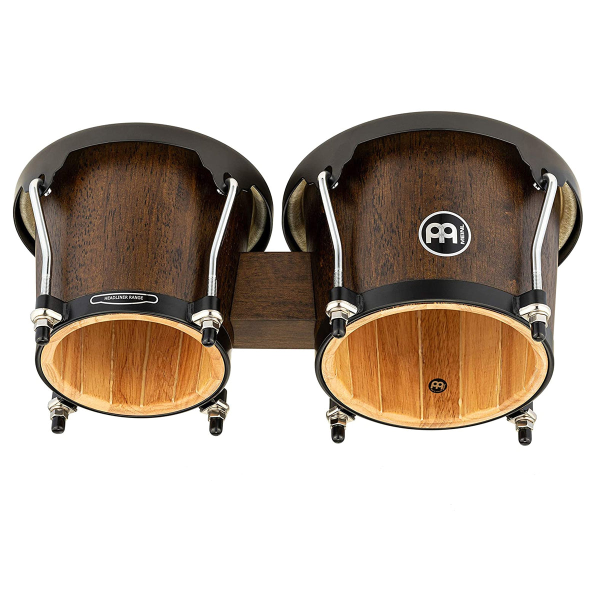 Meinl HB100VWBM Headliner Series 6 3/4in & 8in Wood Bongo Vintage Wine Barrel