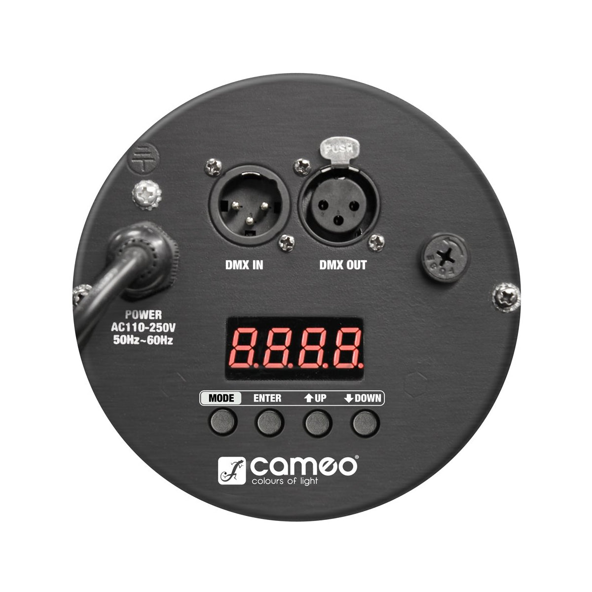 Cameo Studio PAR 64 CAN RGBA Q 8W - 18 x 8W QUAD RGBA light Black