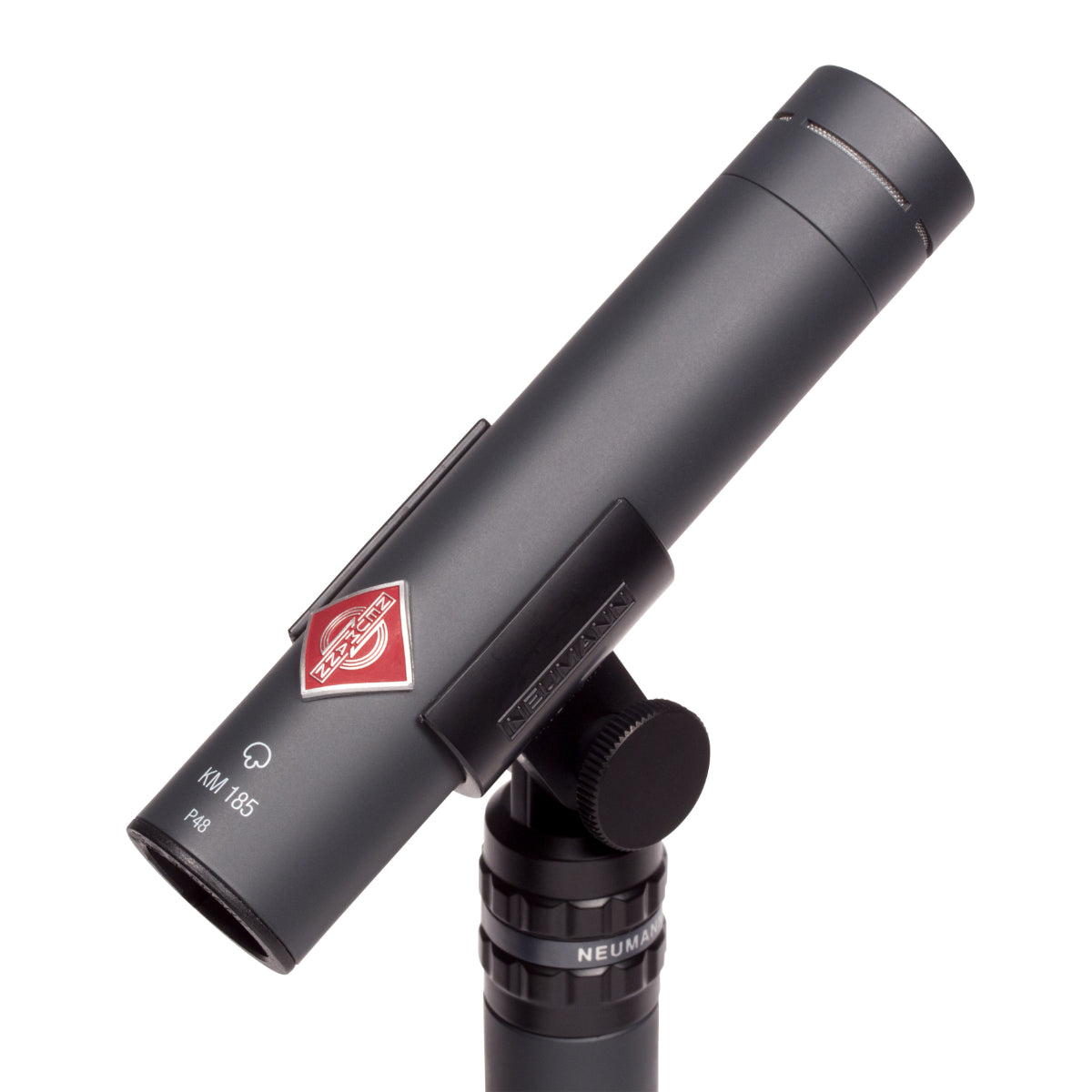 Neumann KM 185-MT Miniature Microphone System, Hypercardioid, Black, WNS 100 Windscreen, SG 21