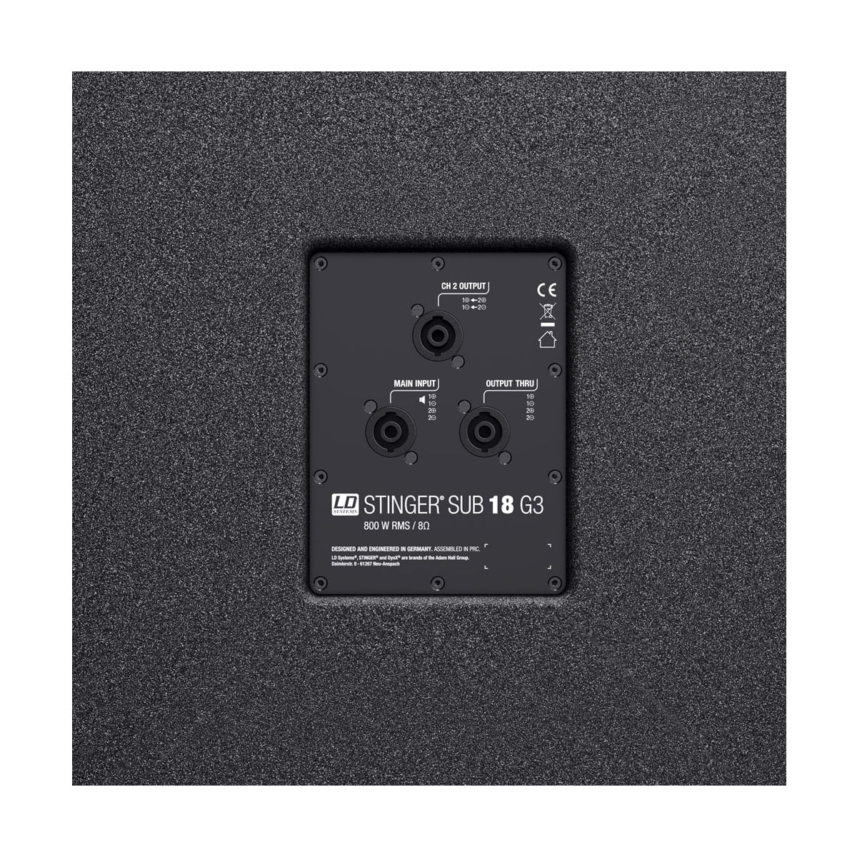 LD Systems LDESUB18G3 Stinger 18in passive PA Subwoofer