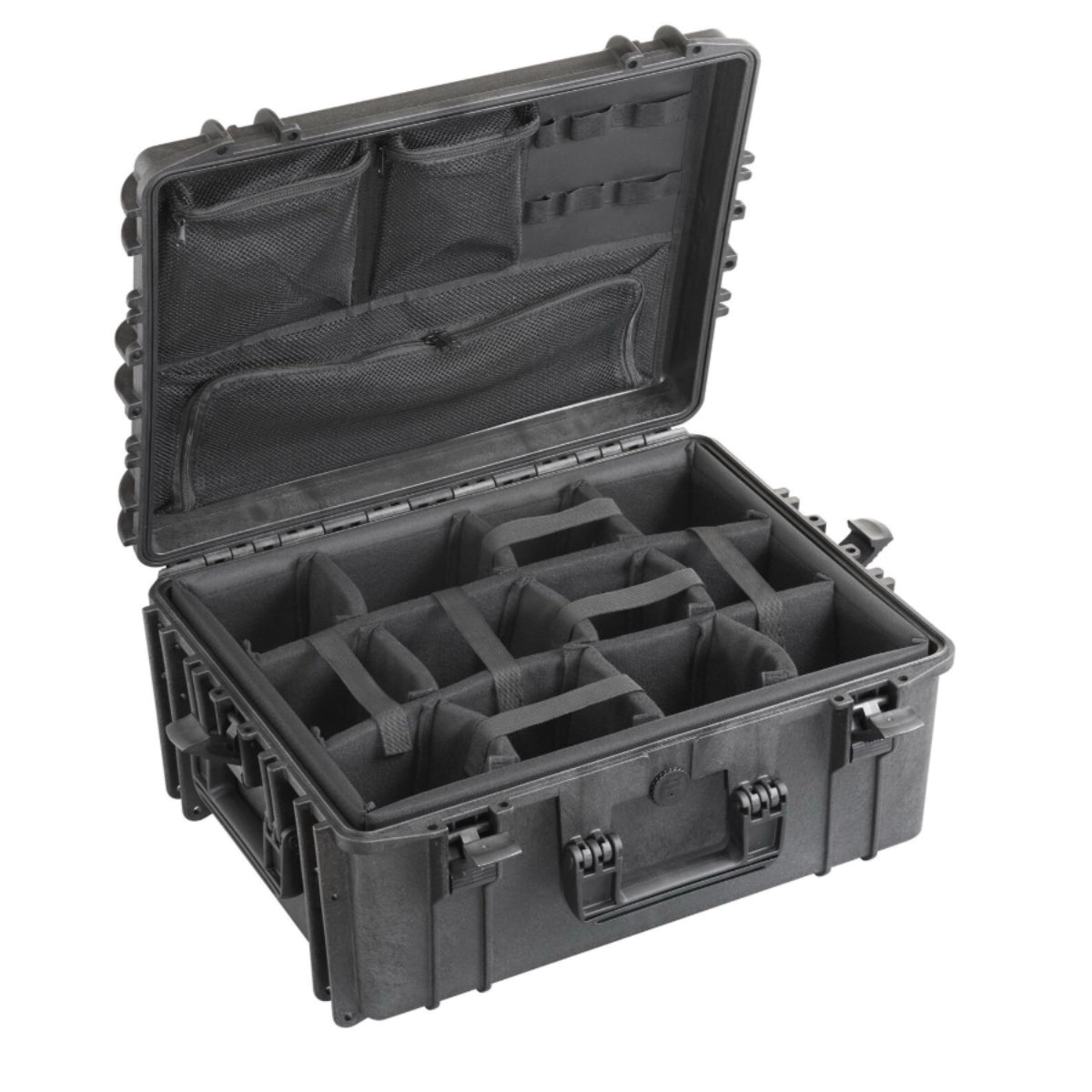 Stage Plus PRO 540H245CAMORG Black Carry Case, Padded Dividers + Lid Organizer