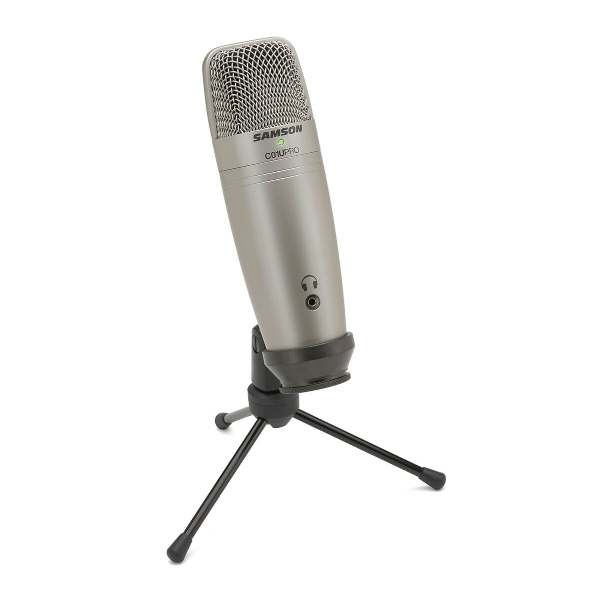 Samson C01U Pro USB Studio Condenser Microphone (Silver)