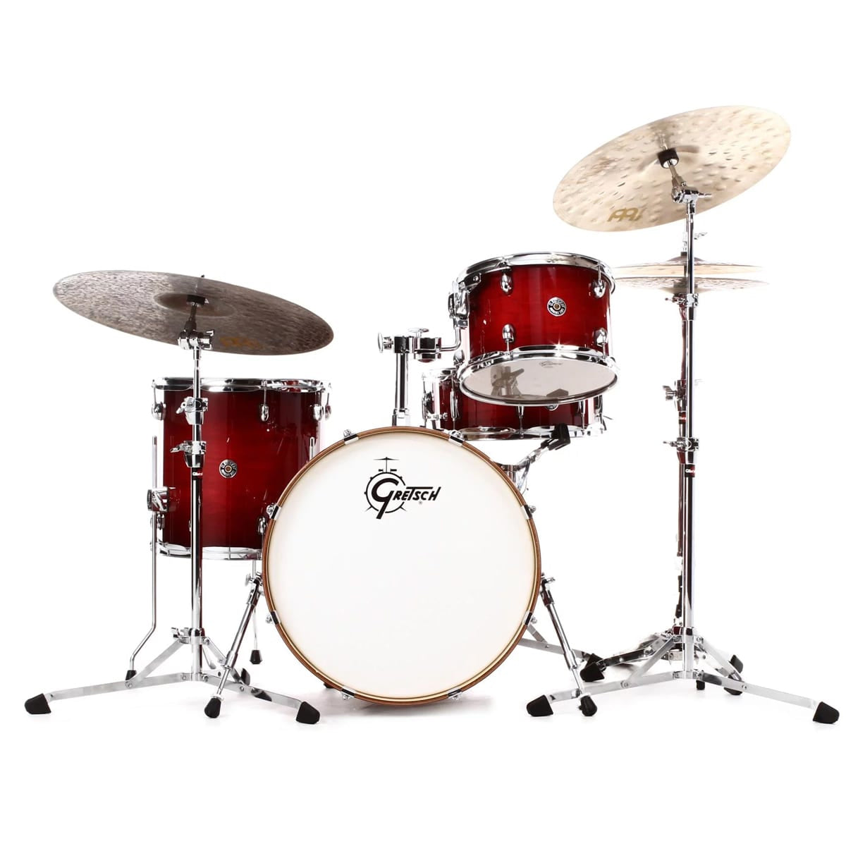 Gretsch Drums CT1J484GCB Catalina Club Jazz Shell Pack 4-Pc W/18" Kick - Gloss Crimson Burst