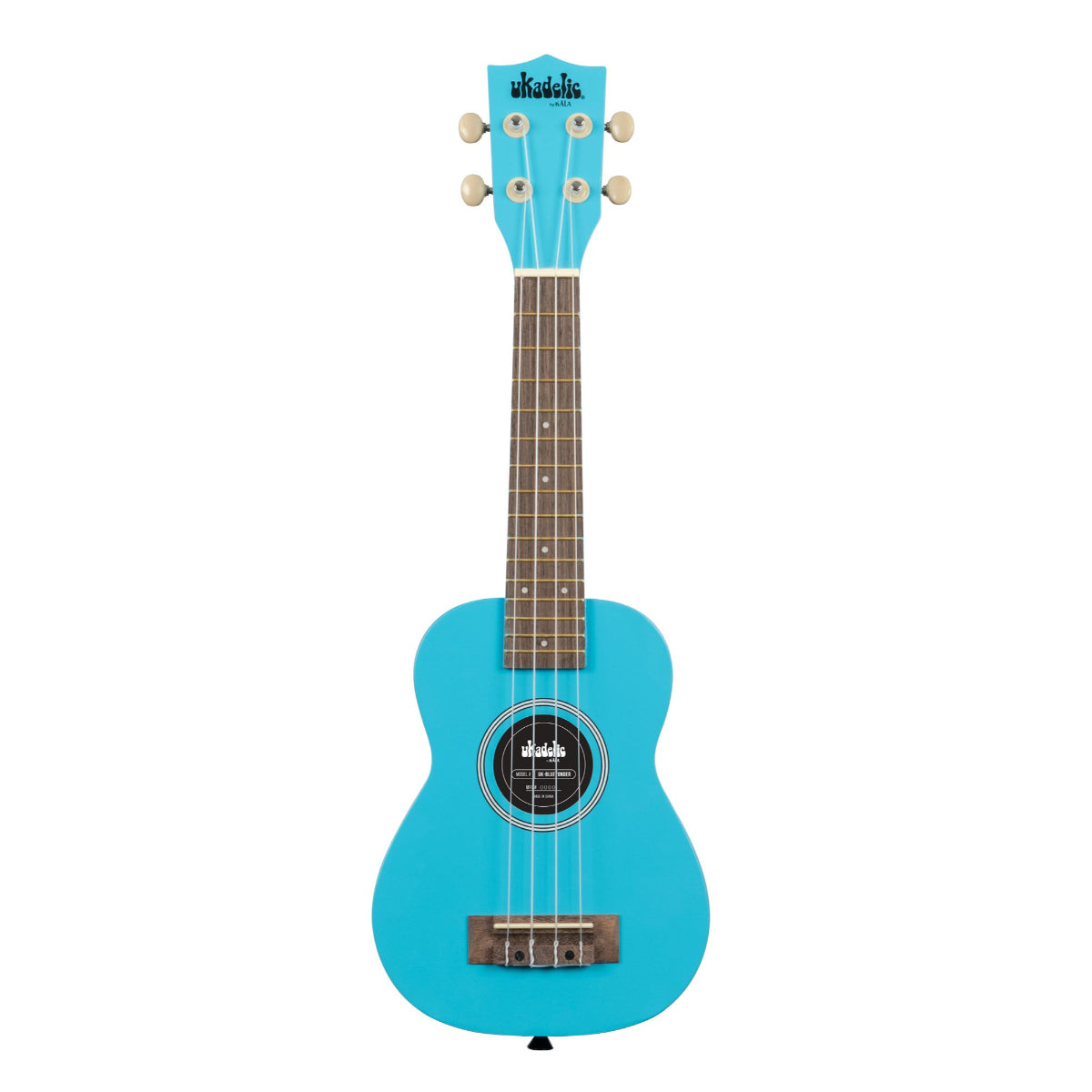 Kala UKBLUEYONDER Ukadelic Soprano Wood Ukulele - Blue Yonder