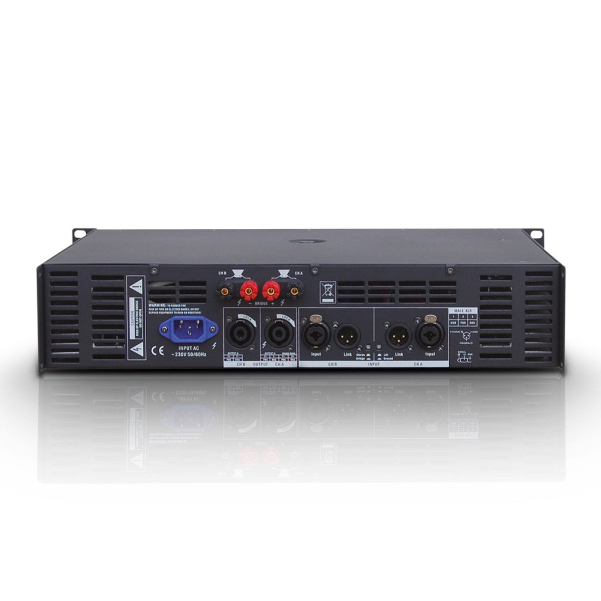 LD Systems LDDP600 PA Power Amplifier 2 x 300W 2 Ohms