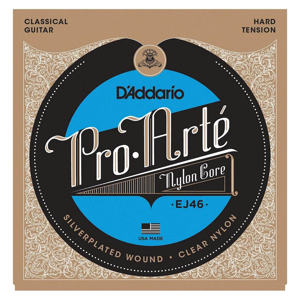 D'Addario EJ46 Pro-Arte Nylon Hard Tension Classical Guitar Strings