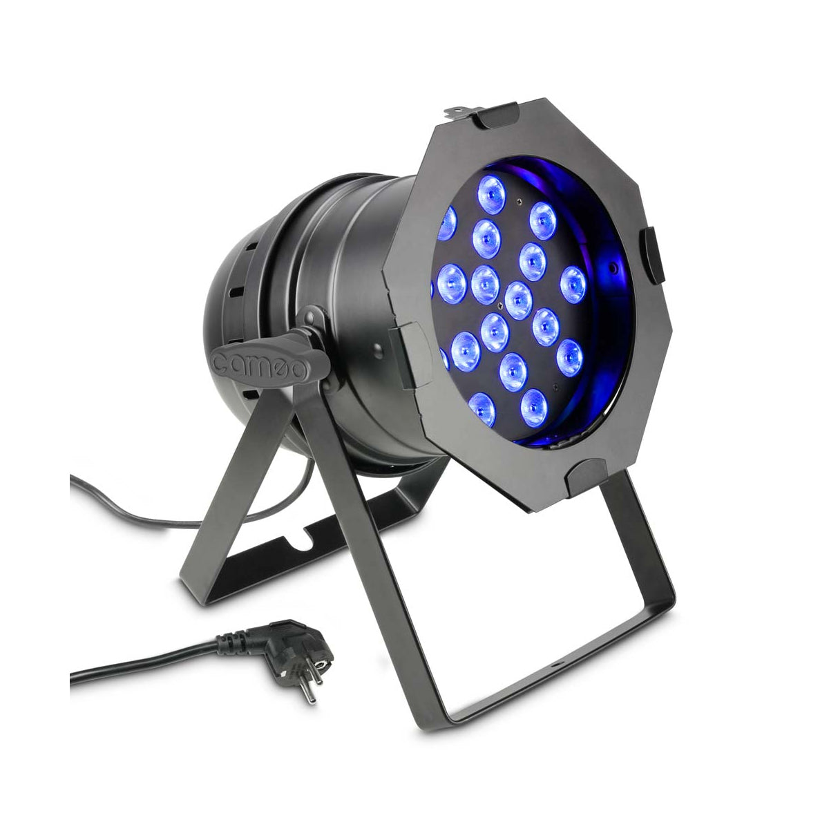 Cameo PAR 64 CAN TRI 3W BS - 18 x 3 W TRI colour LED RGB PAR light Black