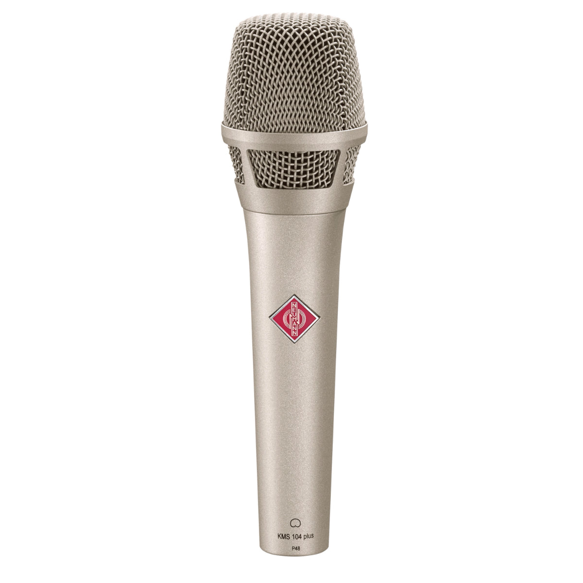 Neumann KMS 104 PLUS Studio Grade Stage Cardioid Condenser Microphone for Vocalists, Nickel