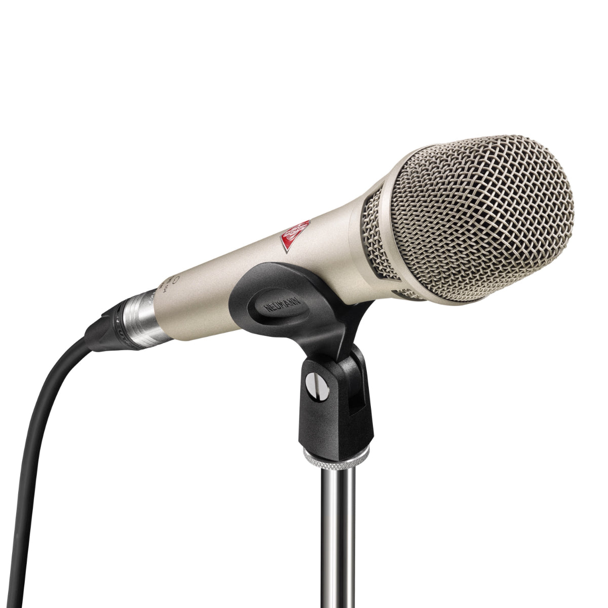 Neumann KMS 104 Studio grade Cardioid Condenser stage microphone for vocalists, Nickel