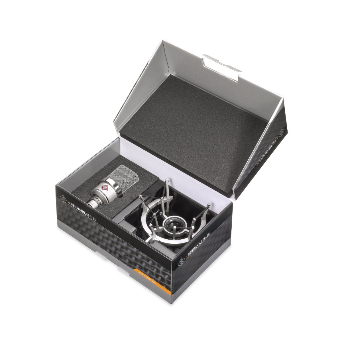 Neumann TLM 102 Studio Set Large Diaphragm Cardioid Condenser Microphone - Nickel